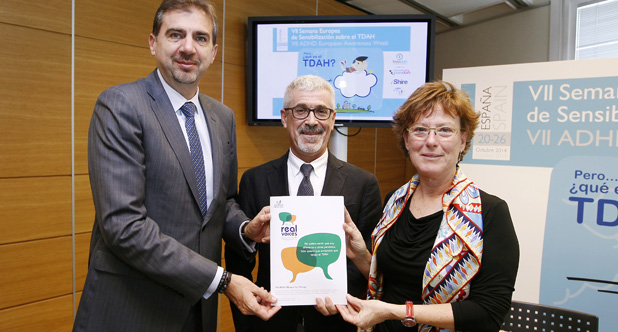 Alberto Fernndez Jan, Fulgencio Madrid y Trinidad Bonet presentan el informe 'Voces Reales'.