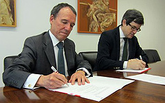 Julio Lafuente y Jos Iribas.